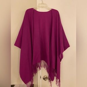 Cashmere purple cape